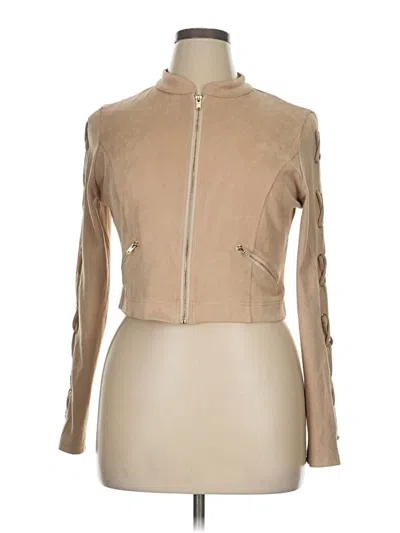 Pre-owned Fashion Nova Jacket In Tan
