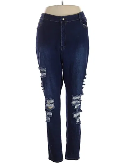 Pre-owned Fashion Nova Jeans In Blue