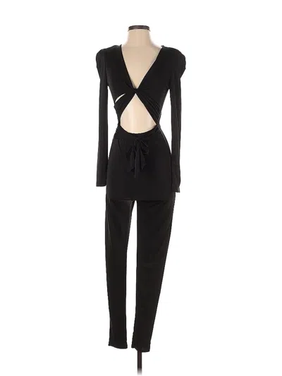 Pre-owned Fashion Nova Jumpsuit In Black