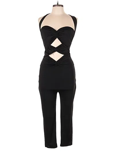 Pre-owned Fashion Nova Jumpsuit In Black
