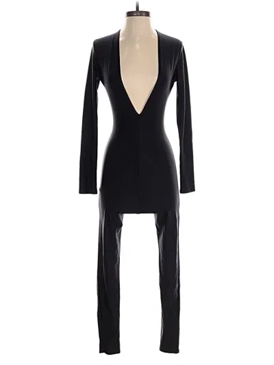 Pre-owned Fashion Nova Jumpsuit In Black