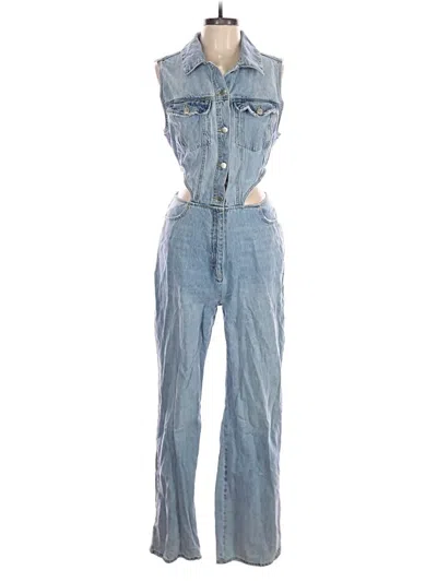 Pre-owned Fashion Nova Jumpsuit In Blue