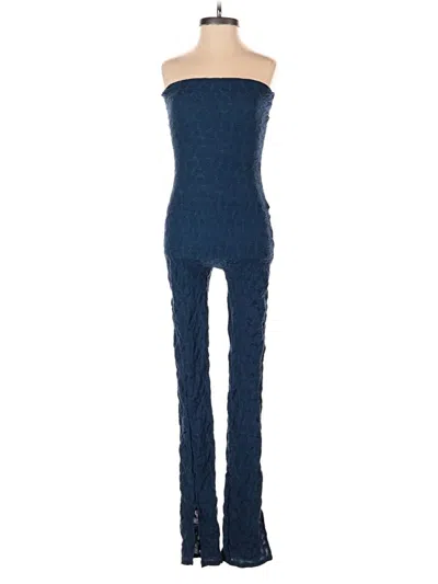 Pre-owned Fashion Nova Jumpsuit In Blue