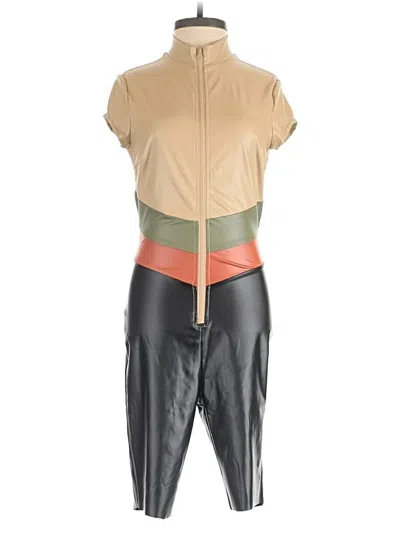Pre-owned Fashion Nova Jumpsuit In Brown