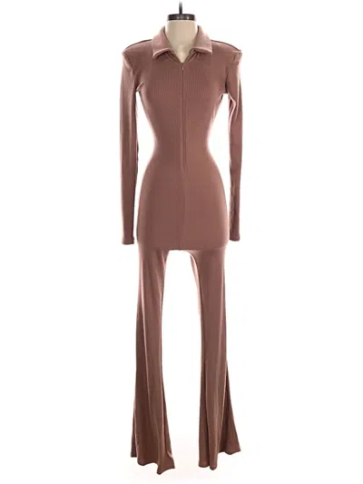 Fashion Nova Jumpsuit In Brown