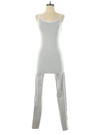 Pre-owned Fashion Nova Jumpsuit In Gray