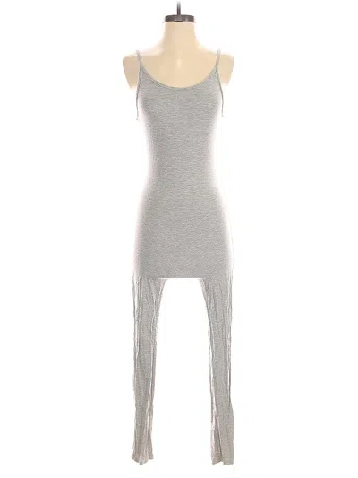 Pre-owned Fashion Nova Jumpsuit In Gray