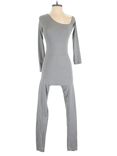 Pre-owned Fashion Nova Jumpsuit In Gray