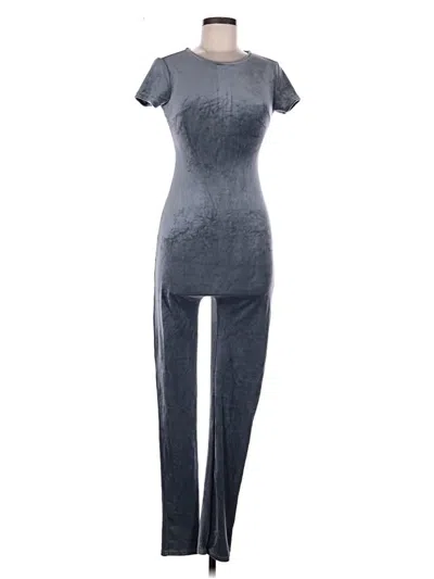Pre-owned Fashion Nova Jumpsuit In Gray