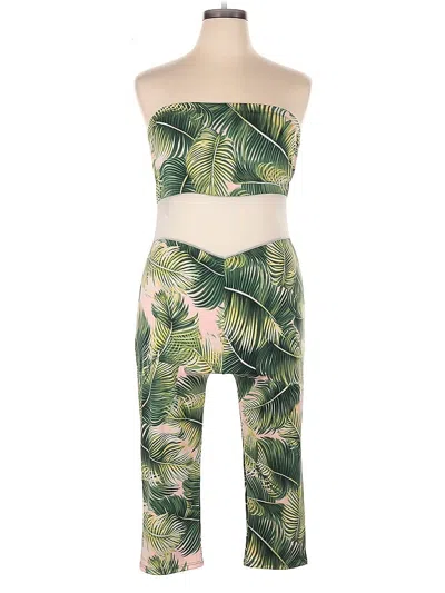 Pre-owned Fashion Nova Jumpsuit In Green