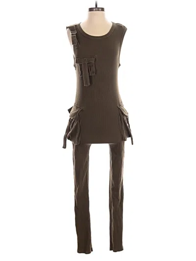 Pre-owned Fashion Nova Jumpsuit In Green