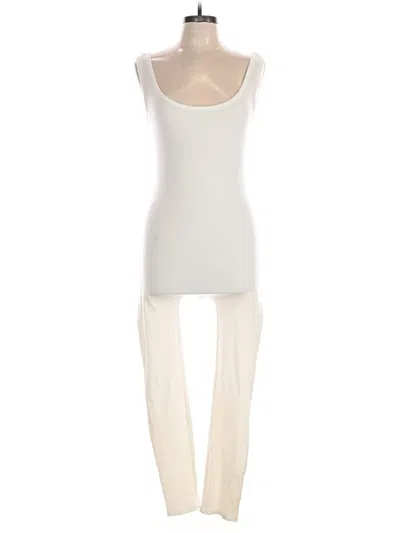 Pre-owned Fashion Nova Jumpsuit In Ivory