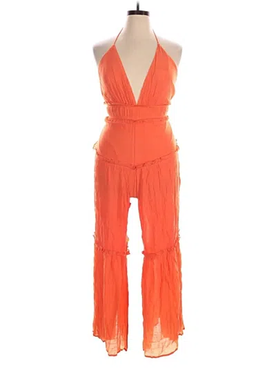 Pre-owned Fashion Nova Jumpsuit In Orange