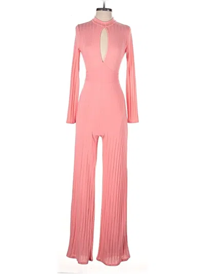 Pre-owned Fashion Nova Jumpsuit In Pink