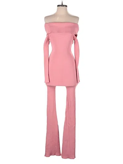 Pre-owned Fashion Nova Jumpsuit In Pink