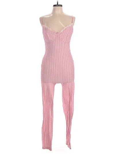 Pre-owned Fashion Nova Jumpsuit In Pink