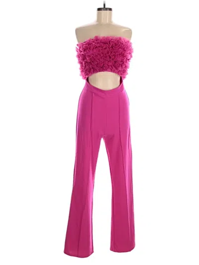 Pre-owned Fashion Nova Jumpsuit In Pink
