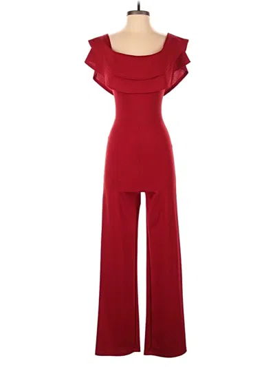 Pre-owned Fashion Nova Jumpsuit In Red