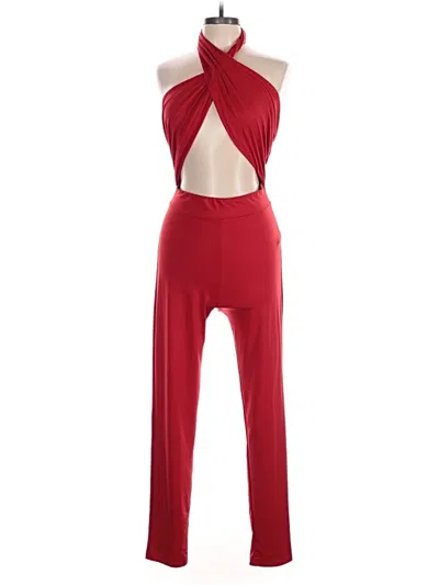 Fashion Nova Jumpsuit In Red