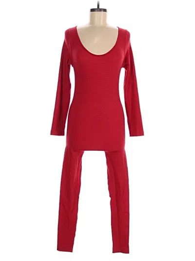 Pre-owned Fashion Nova Jumpsuit In Red