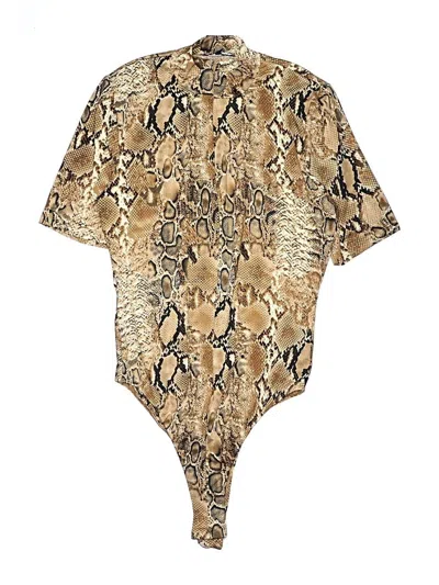 Pre-owned Fashion Nova Kimono In Gold