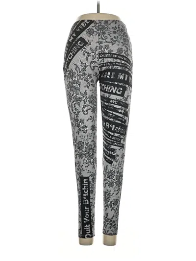 Pre-owned Fashion Nova Leggings In Silver