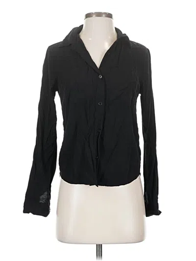 Pre-owned Fashion Nova Long Sleeve Blouse In Black
