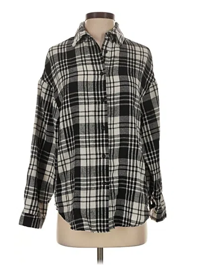 Pre-owned Fashion Nova Long Sleeve Blouse In Black