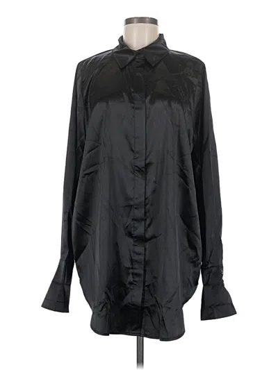 Fashion Nova Long Sleeve Blouse In Black