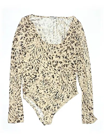 Pre-owned Fashion Nova Long Sleeve Blouse In Ivory