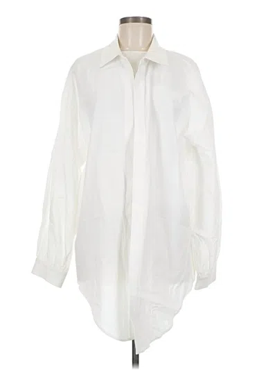 Pre-owned Fashion Nova Long Sleeve Blouse In Ivory