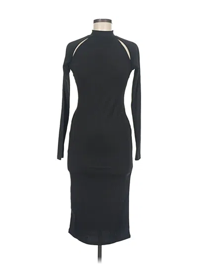 Fashion Nova Long Sleeve Top Black Turtleneck Tops