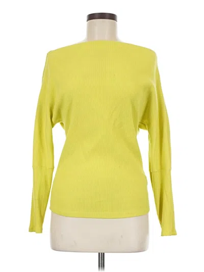 Pre-owned Fashion Nova Long Sleeve Top Yellow Boatneck Tops