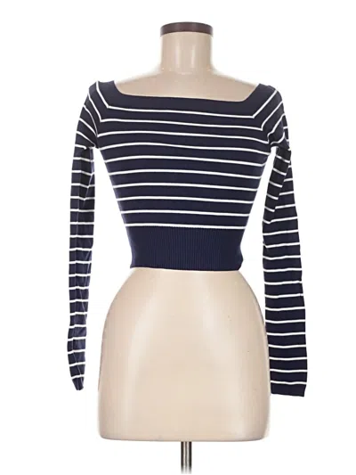 Fashion Nova Long Sleeve T-shirt In Blue