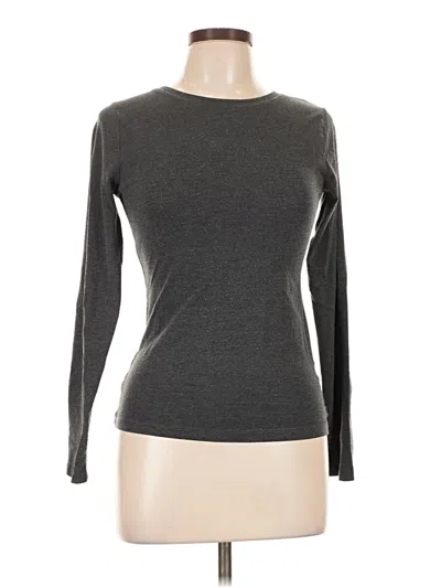 Pre-owned Fashion Nova Long Sleeve T-shirt In Gray