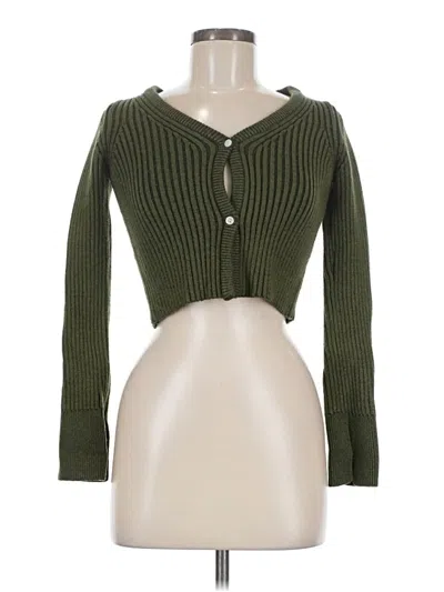 Pre-owned Fashion Nova Long Sleeve T-shirt In Green
