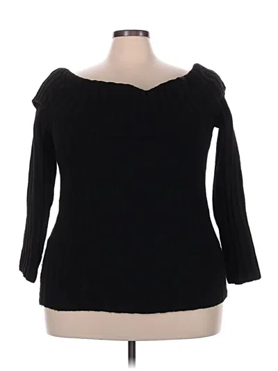 Pre-owned Fashion Nova Pullover Sweater In Black