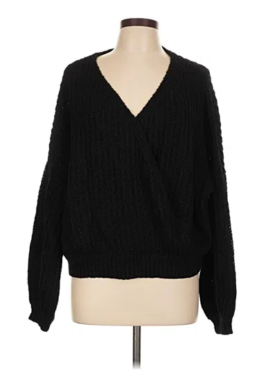 Pre-owned Fashion Nova Pullover Sweater In Black