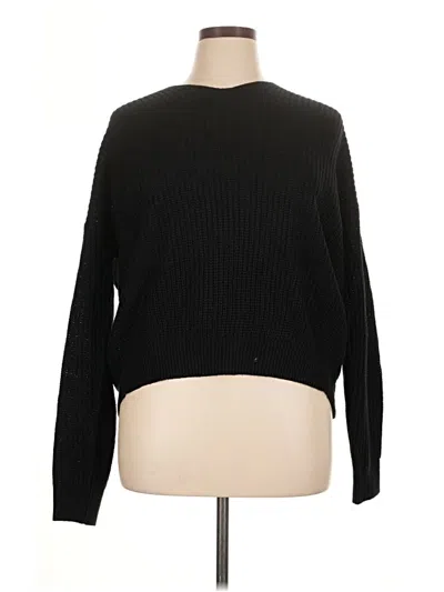 Pre-owned Fashion Nova Pullover Sweater In Black