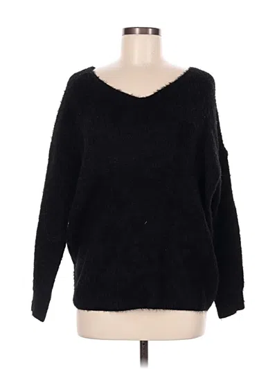 Pre-owned Fashion Nova Pullover Sweater In Black