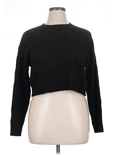 Pre-owned Fashion Nova Pullover Sweater In Black