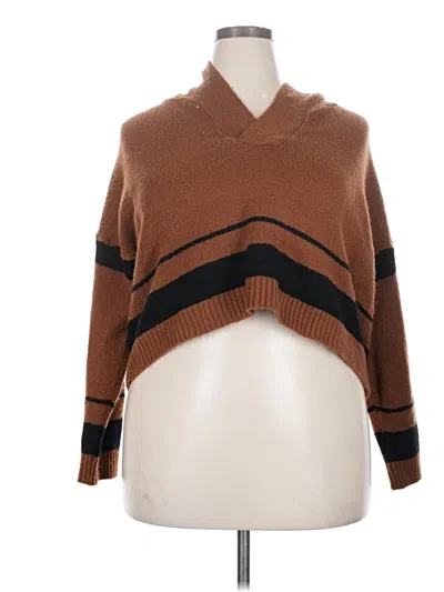 Pre-owned Fashion Nova Pullover Sweater In Brown