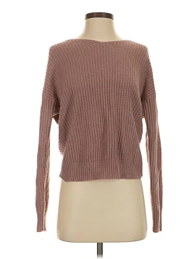 Pre-owned Fashion Nova Pullover Sweater In Brown