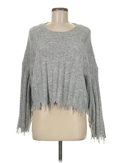 Pre-owned Fashion Nova Pullover Sweater In Gray