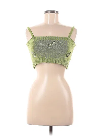Pre-owned Fashion Nova Pullover Sweater In Green