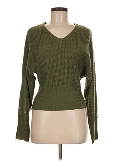 Pre-owned Fashion Nova Pullover Sweater In Green