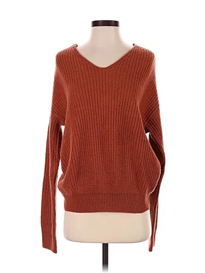 Pre-owned Fashion Nova Pullover Sweater In Orange