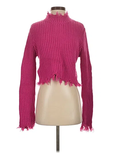 Pre-owned Fashion Nova Pullover Sweater In Pink