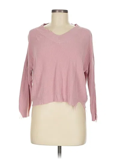 Pre-owned Fashion Nova Pullover Sweater In Pink