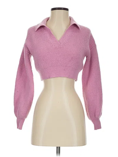 Pre-owned Fashion Nova Pullover Sweater In Pink